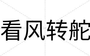 看风转舵