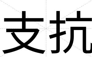 支抗