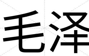 毛泽