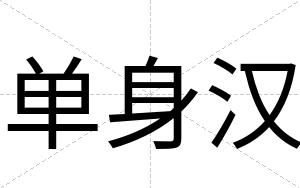 单身汉