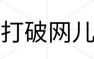 打破网儿