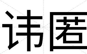 讳匿
