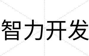 智力开发