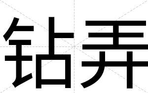钻弄