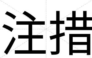 注措