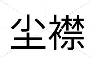 尘襟
