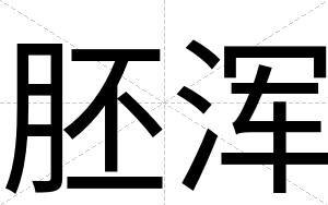 胚浑