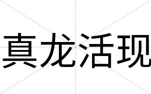 真龙活现