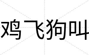 鸡飞狗叫