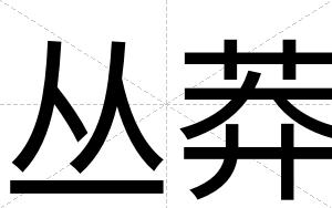 丛莽