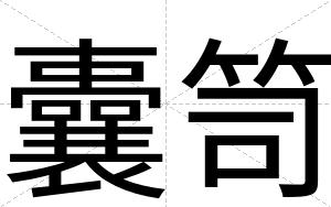 囊笥