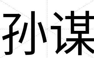 孙谋