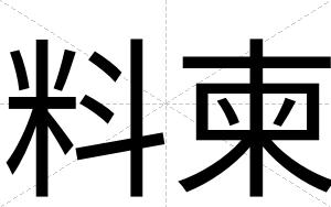 料柬