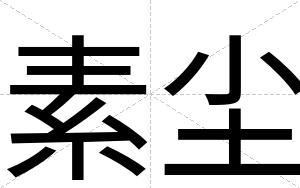 素尘