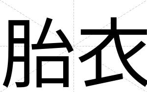 胎衣