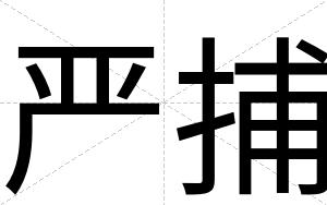 严捕