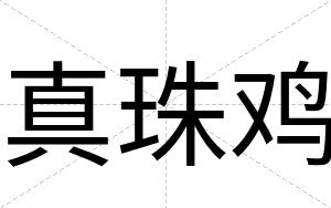 真珠鸡
