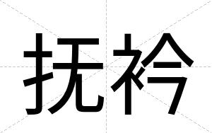 抚衿