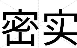 密实
