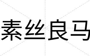 素丝良马