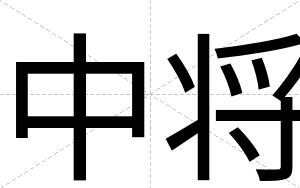 中将
