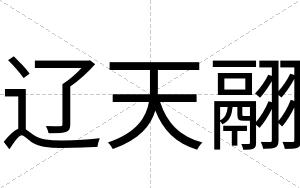 辽天翮