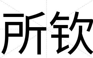 所钦