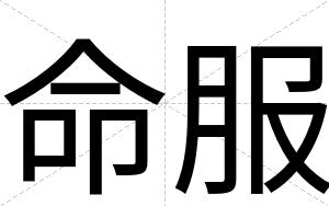 命服