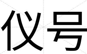 仪号