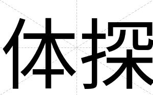 体探