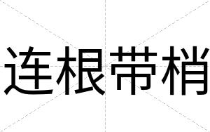 连根带梢
