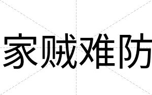 家贼难防