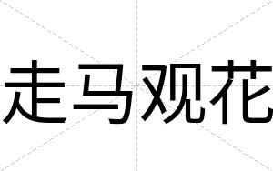 走马观花