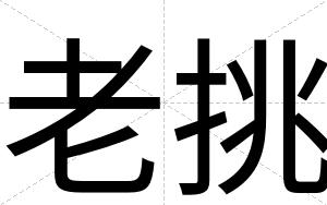 老挑