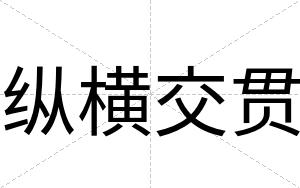 纵横交贯