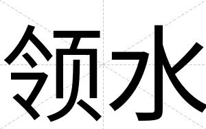 领水