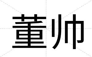 董帅