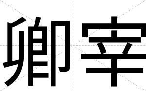 卿宰