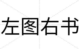 左图右书