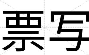 票写
