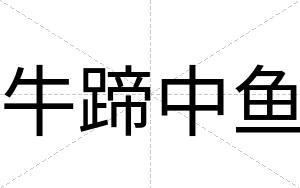 牛蹄中鱼