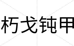 朽戈钝甲