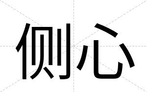 侧心