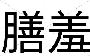 膳羞