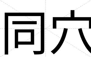 同穴