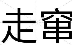 走窜
