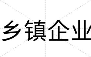 乡镇企业