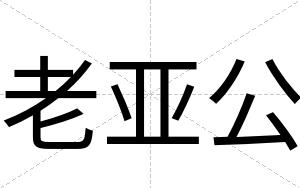 老亚公