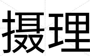 摄理