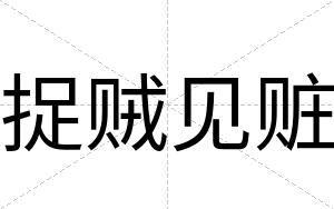 捉贼见赃